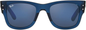 Ray-Ban  Mega Wayfarer Blue Mirror Square Unisex Sunglasses Item No. RB0840S 6638O4 51