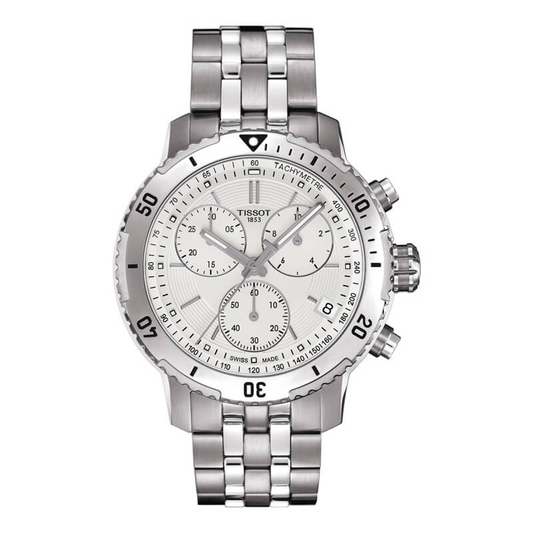 Tissot  PRS 200 Chronograph Silver Dial Men's Watch Item No. T067.417.11.031.00