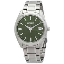 Seiko  Essentials Quartz Green Dial Men's Watch