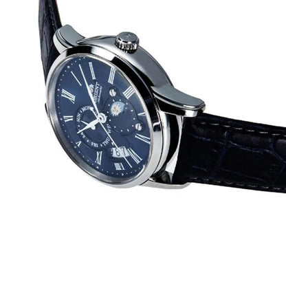 Orient  Sun and Moon Automatic Blue Dial Men's Watch Item No. RA-AK0011D10B