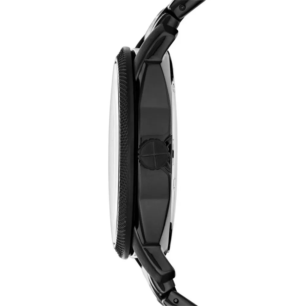 Fossil  Machine Black Dial Black-plated Men's Watch Item No. FS4775