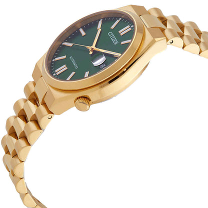 Montre Citizen Tsuyosa automatique à cadran vert, référence NJ0152-51X
