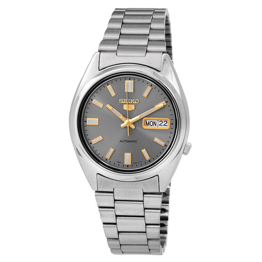 Seiko  5 Automatic Grey Dial Men's Watch Item No. SNXS75K1