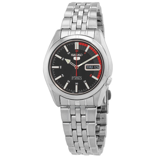 Seiko  Series 5 Automatic Black Dial Unisex Watch K Item No. SNK375